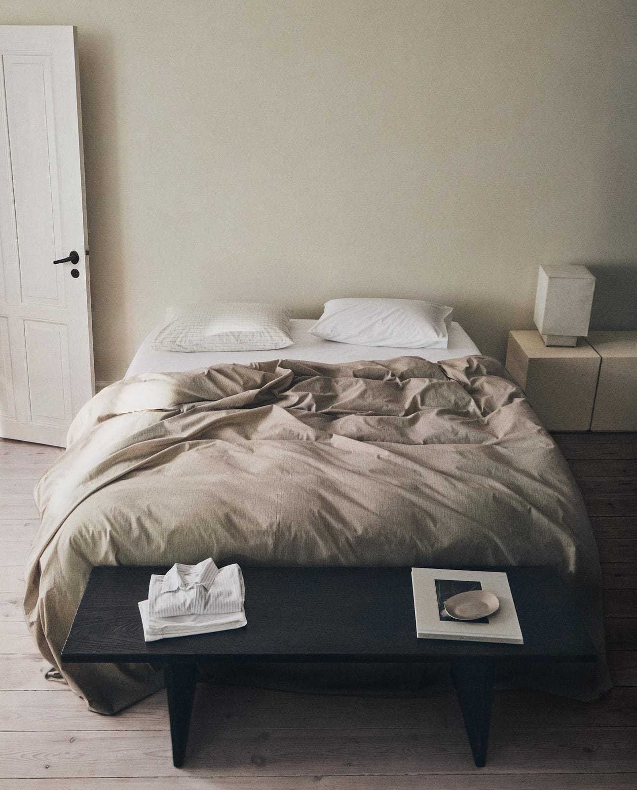 ZARA HOME ПОДОДЕЯЛЬНИК ИЗ ХЛОПКА С ЭФФЕКТОМ СТИРКИ В ПОЛОСКУ ракурс 8