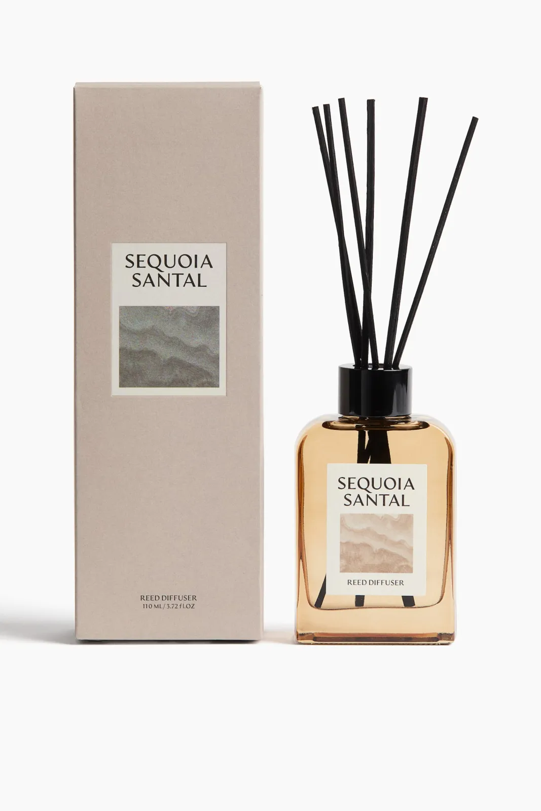 Аромадиффузор с палочками H&M - аромат Sequoia Santal, 110 мл - 1249274011 ракурс 2