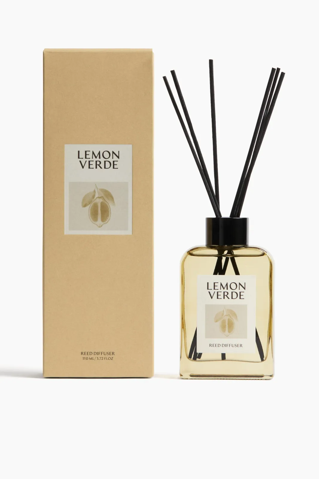 Аромадиффузор с палочками H&M - аромат Lemon Verde, 110 мл - 1249274010 ракурс 2