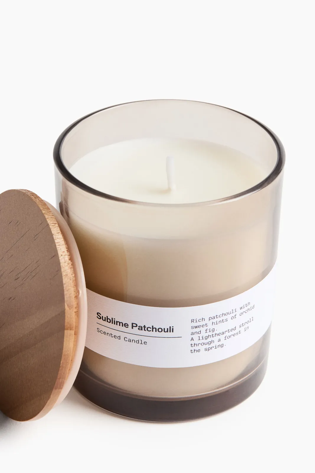 Ароматическая свеча с крышкой H&M - аромат Sublime Patchouli, время горения 18 часов - 1349934001 ракурс 3