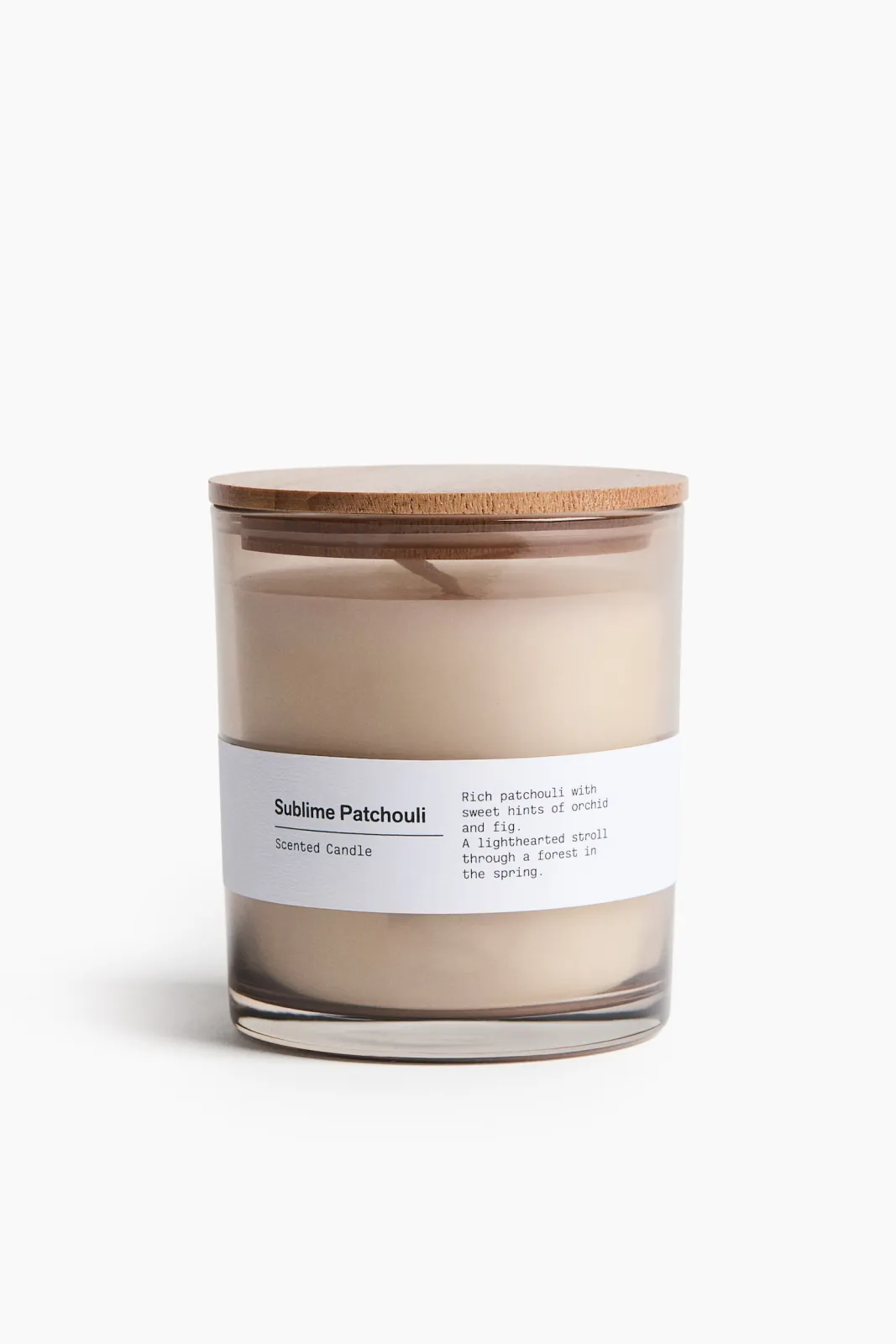 Ароматическая свеча с крышкой H&M - аромат Sublime Patchouli, время горения 18 часов - 1349934001 ракурс 2
