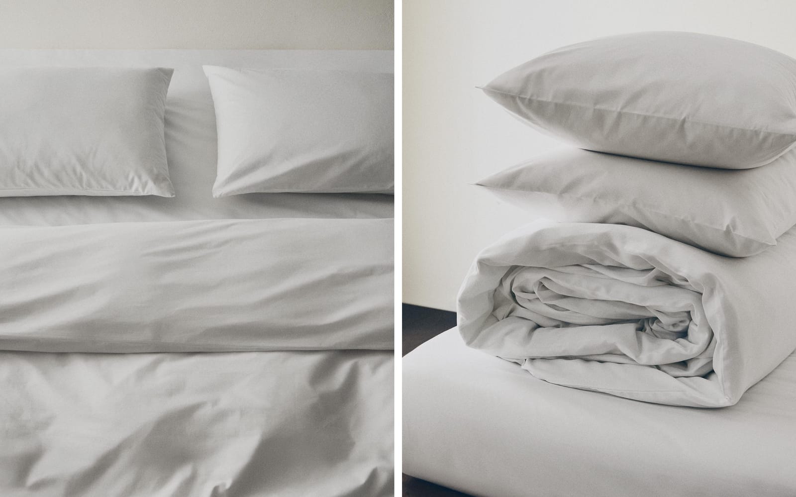 ZARA HOME КОМПЛЕТ ПОСТЕЛЬНОГО БЕЛЬЯ ИЗ ПЕРКАЛИ (200 НИТЕЙ) ракурс 11
