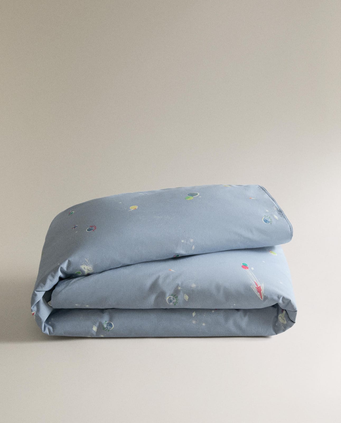 ZARA HOME ДЕТСКИЙ ПОДОДЕЯЛЬНИК КОСМОС ракурс 5