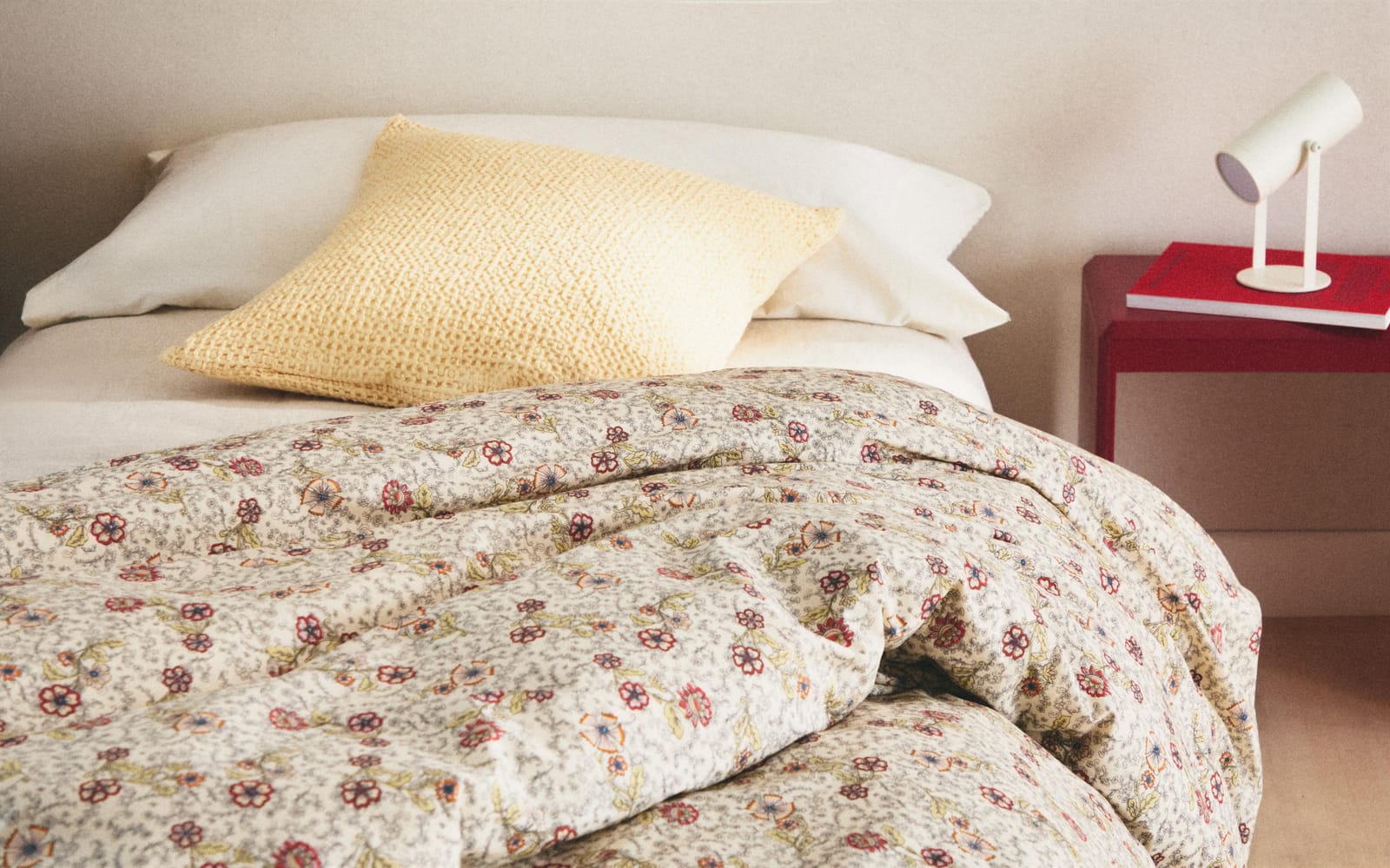 ZARA HOME ДЕТСКИЙ ПОДОДЕЯЛЬНИК ХЛОПКОВЫЙ В ЦВЕТЫ ракурс 9