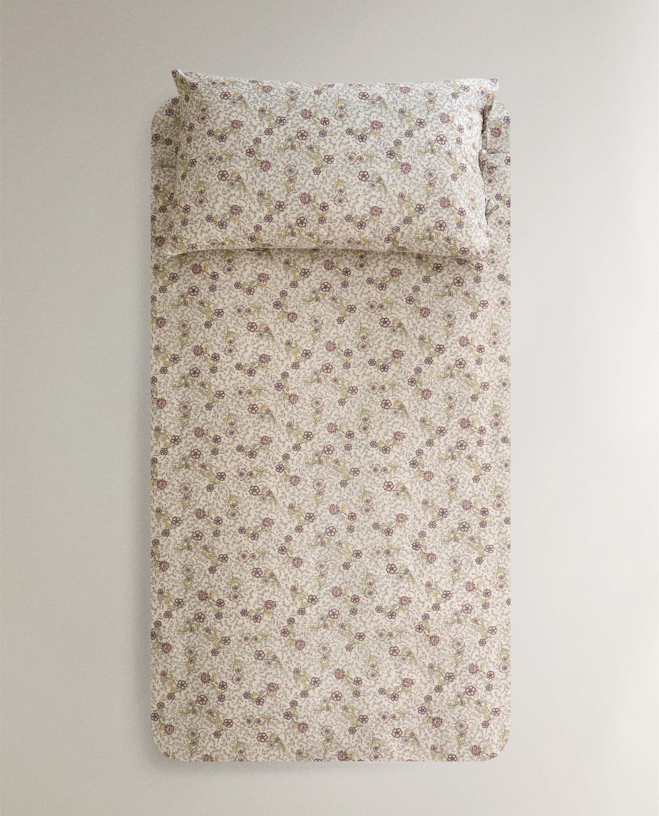 Пододеяльник ZARA HOME детский пододеяльник хлопковый в цветы разноцветный 100 x 120 см