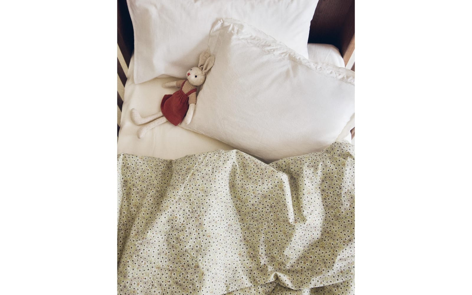 ZARA HOME ПОДОДЕЯЛЬНИК ДЕТСКИЙ В ЦВЕТЫ ракурс 8
