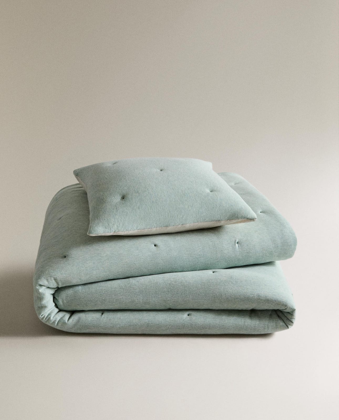 Покрывало ZARA HOME ДВУСТОРОННЕЕ ДЕТСКОЕ ПОКРЫВАЛО ИЗ ДЖЕРСИ ZIELONY 180 x 250 cm