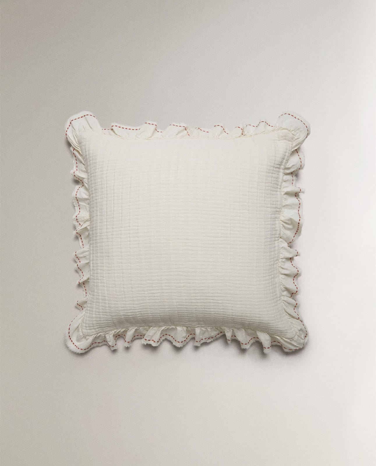 Наволочка декоративная ZARA HOME детская наволочка для подушки с оборкой POMARAŃCZOWY 40 x 40 см