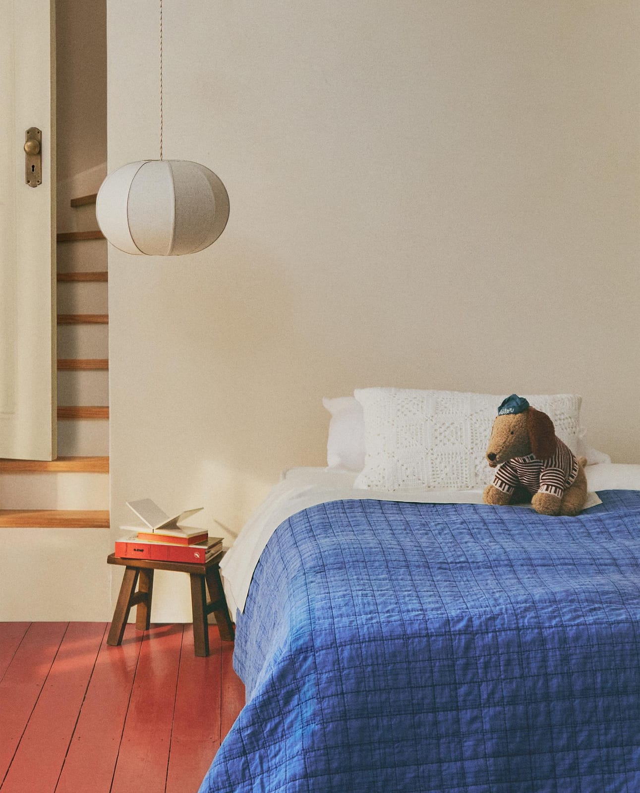ZARA HOME ДВУСТОРОННЕЕ ДЕТСКОЕ ПОКРЫВАЛО В КЛЕТКУ ракурс 6