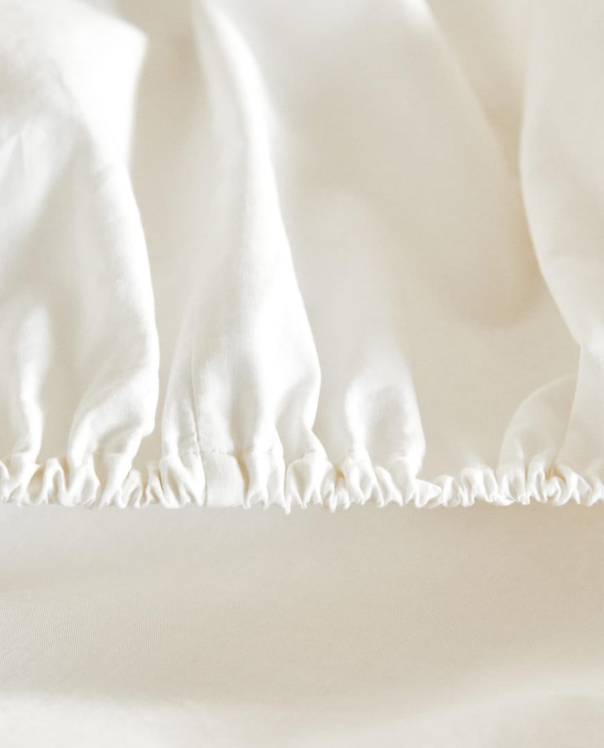 ZARA HOME ГЛАДКАЯ ДЕТСКАЯ ПРОСТЫНЯ НА РЕЗИНКЕ ракурс 5