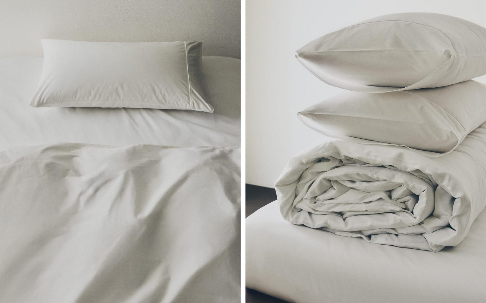 ZARA HOME САТИНОВЫЙ КОМПЛЕКТ ПОСТЕЛЬНОГО БЕЛЬЯ (300 НИТЕЙ) ракурс 8