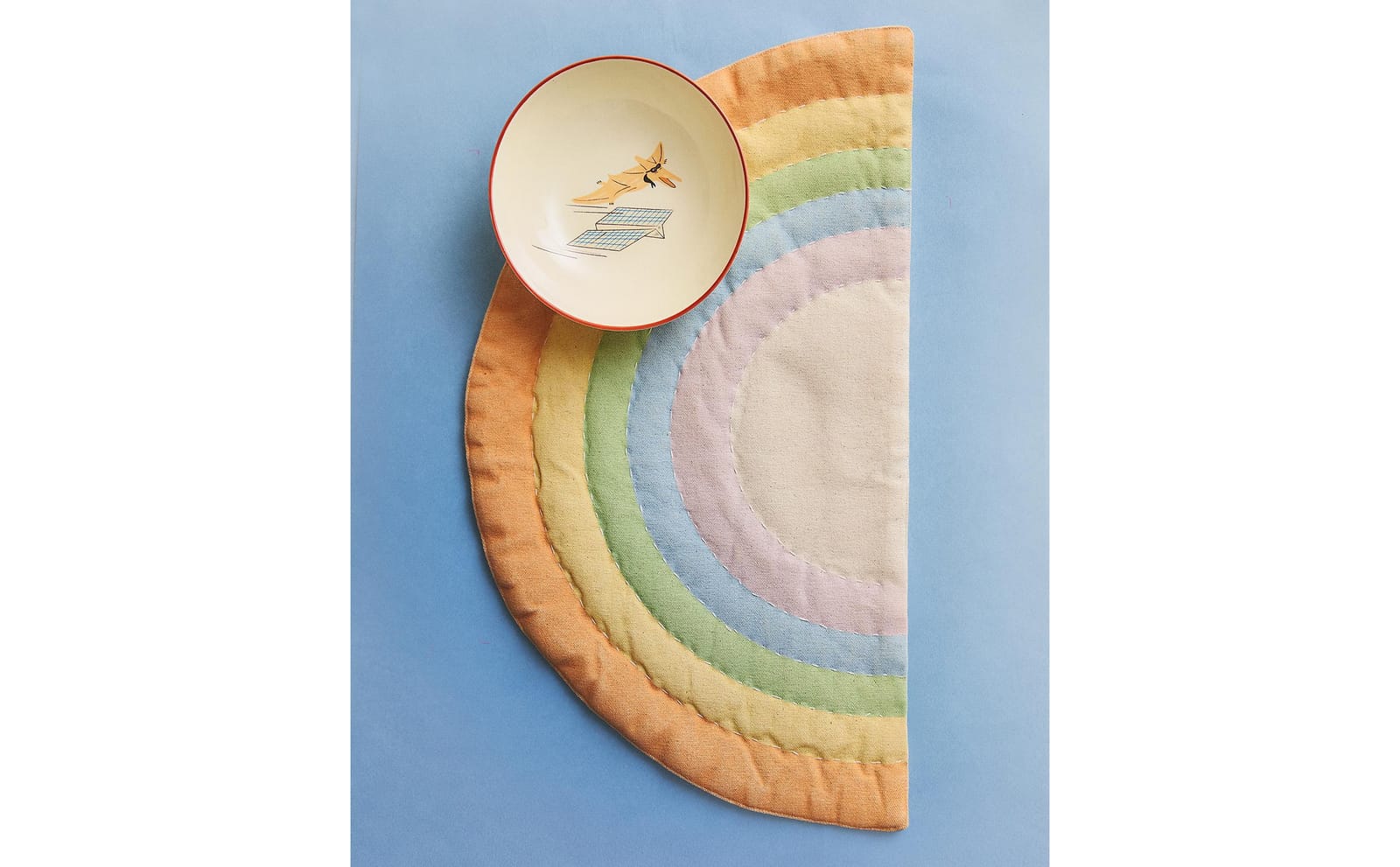 ZARA HOME ДЕТСКАЯ ПОДСТАВКА ПОД ТАРЕЛКУ РАДУГА ракурс 8