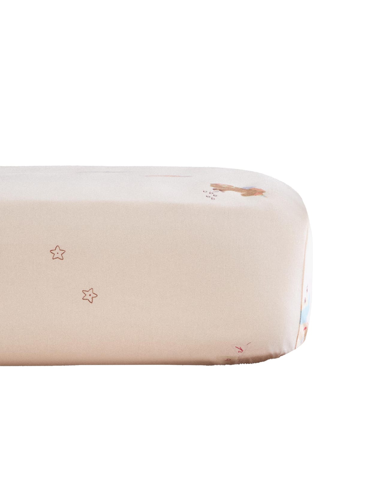 ZARA HOME ДЕТСКАЯ НАТЯЖНАЯ ПРОСТЫНЯ С ЕДИНОРОГАМИ ракурс 3