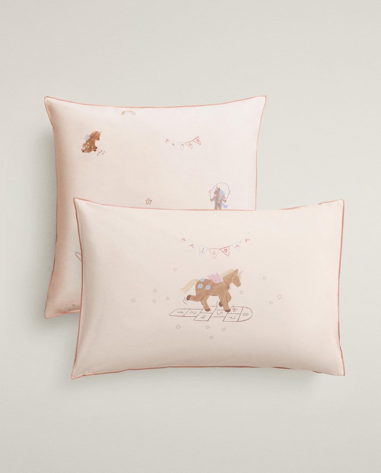 Наволочка ZARA HOME наволочка на подушку детская с единорогами RÓŻOWY 60 x 60 cm