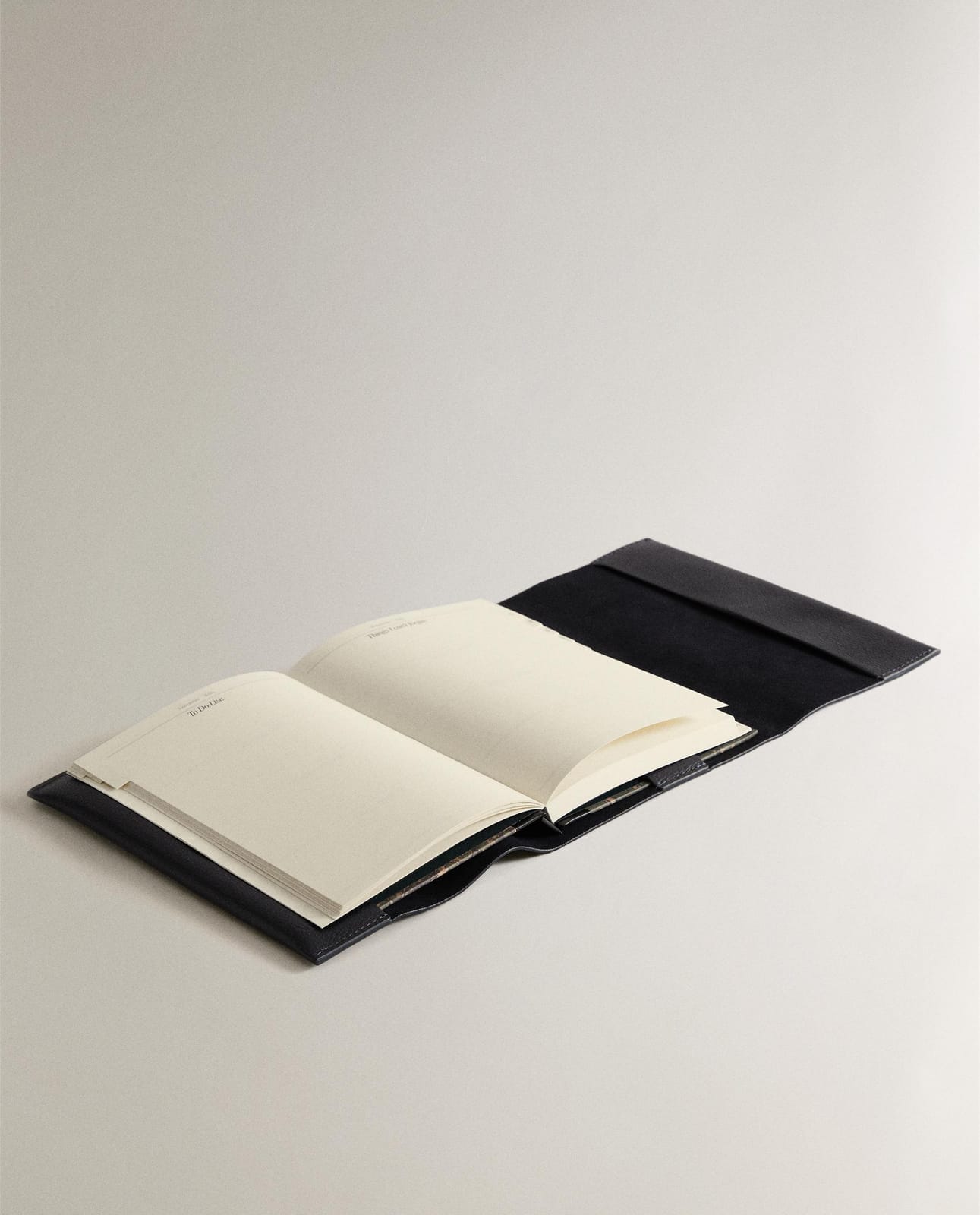 ZARA HOME КОЖАНАЯ ОБЛОЖКА ДЛЯ ЗАПИСНОЙ КНИЖКИ А5 NIEBIESKA ракурс 4