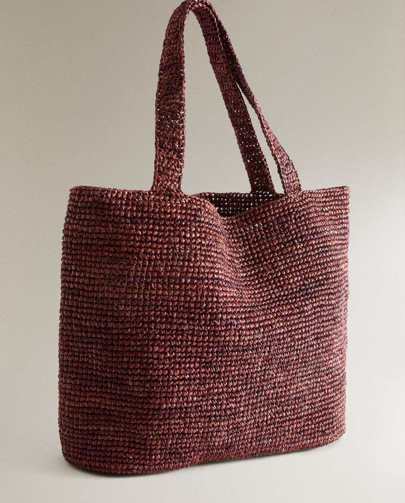 ZARA HOME СУМОЧКА SHOPPER ИЗ РАФИИ ракурс 8