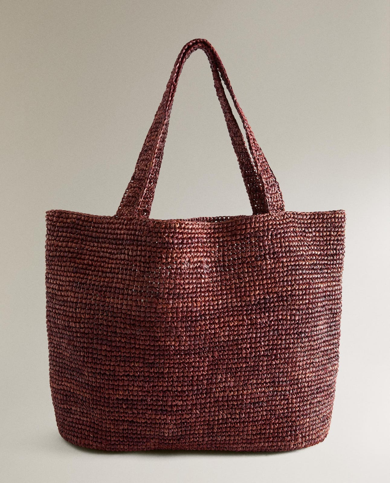 ZARA HOME СУМОЧКА SHOPPER ИЗ РАФИИ ракурс 5