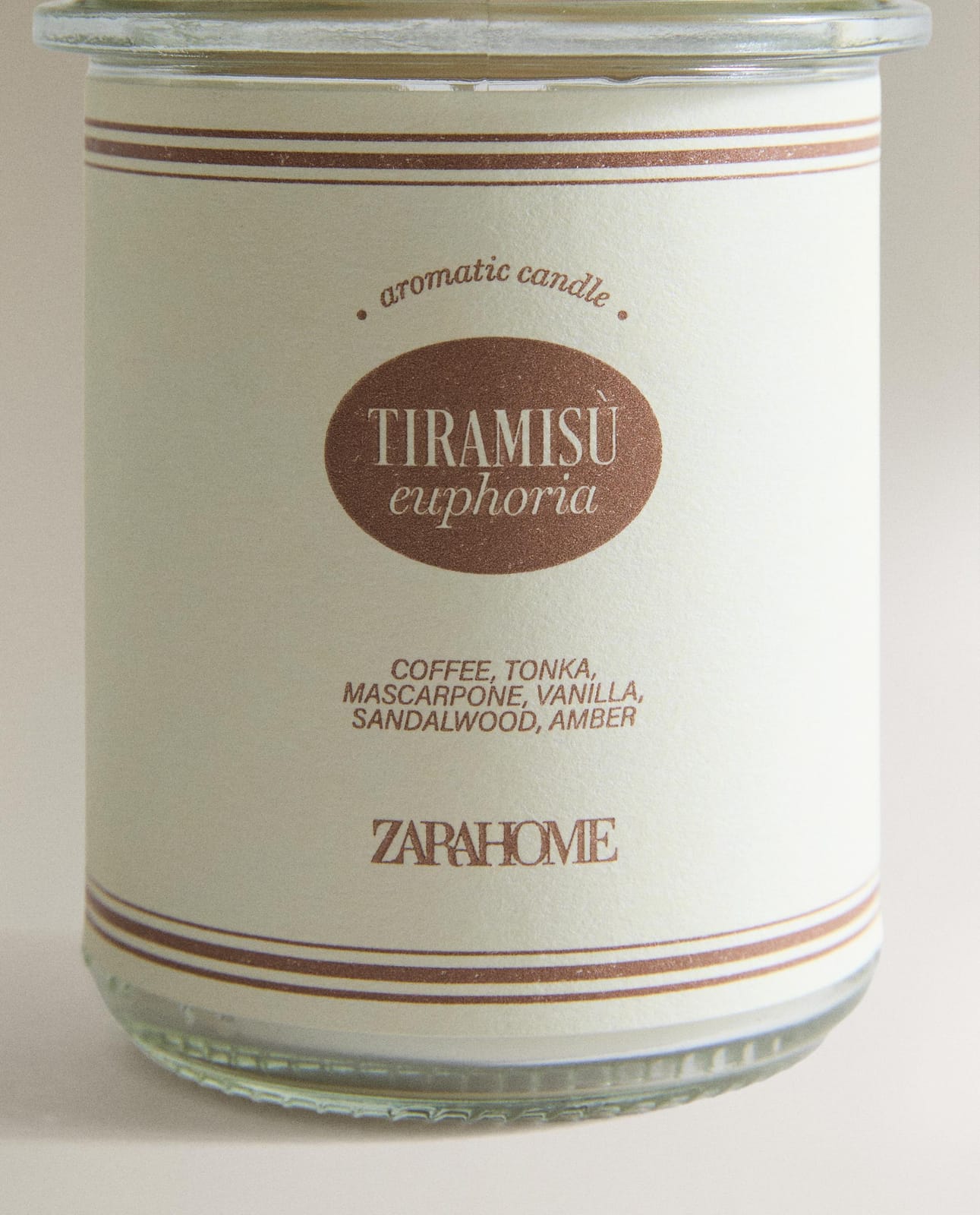 ZARA HOME (130 G) ароматическая свеча TIRAMISÙ EUPHORIA ракурс 4