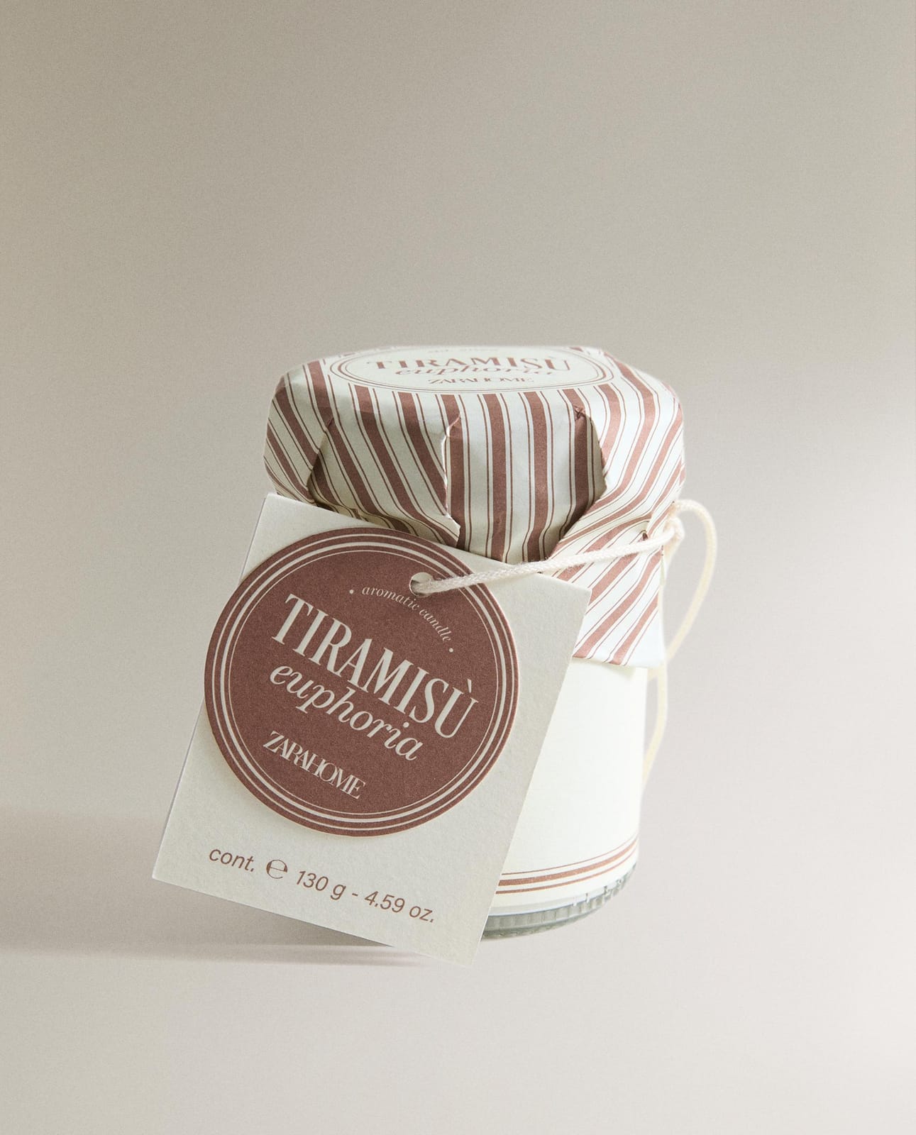 ZARA HOME (130 G) ароматическая свеча TIRAMISÙ EUPHORIA ракурс 2