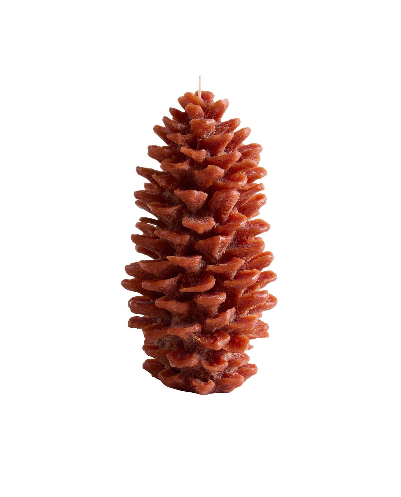 ZARA HOME БОЛЬШАЯ АРОМАТИЧЕСКАЯ СВЕЧА В ФОРМЕ ШИШКИ PUMPKIN SPICE ракурс 2