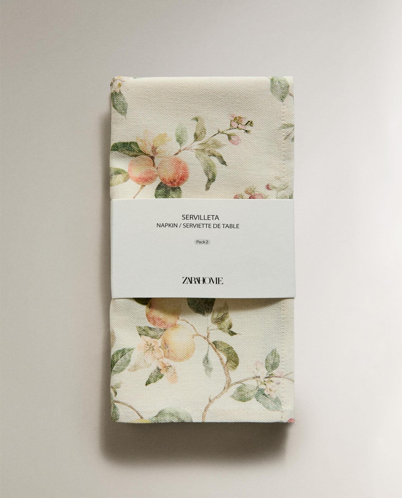 ZARA HOME SERWETKI W WZORY BOTANICZNE (KOMPLET 2 SZT.) ракурс 3