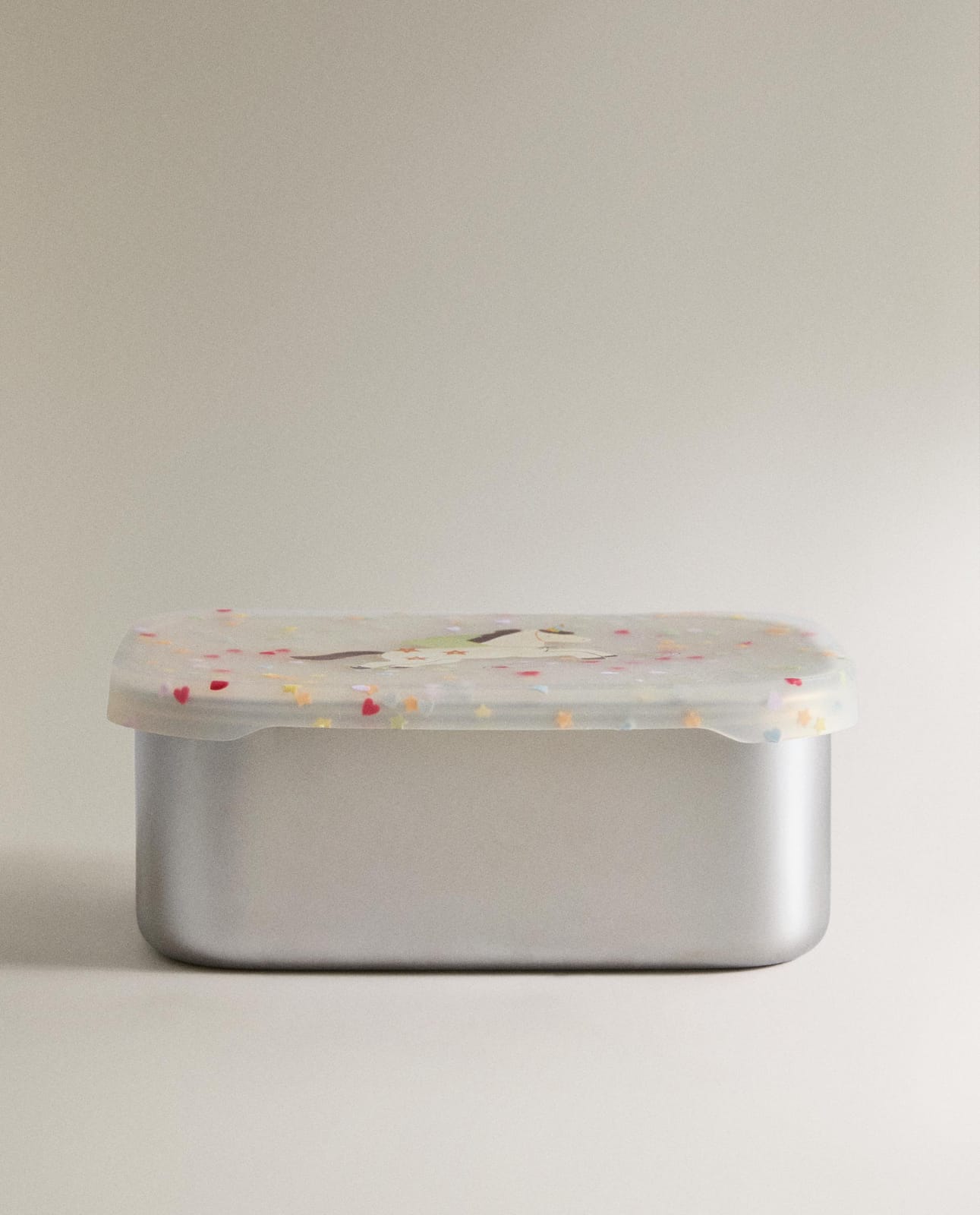 Контейнер пищевой ZARA HOME детский ланч-бокс единорог WIELOKOLOROWY 16 x 12 x 6 cm