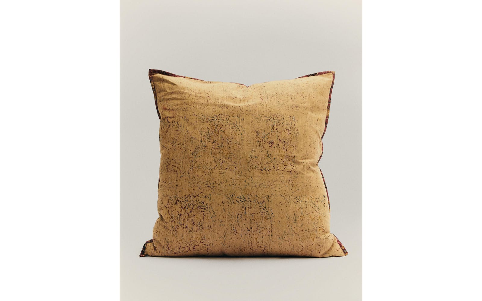 ZARA HOME НАВОЛОЧКА ДЛЯ ДЕКОРАТИВНОЙ ПОДУШКИ BLOCK PRINT ракурс 8