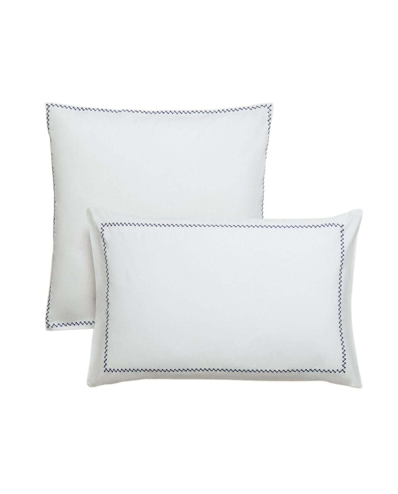 ZARA HOME Наволочка на подушку с вышитой каймой ракурс 9