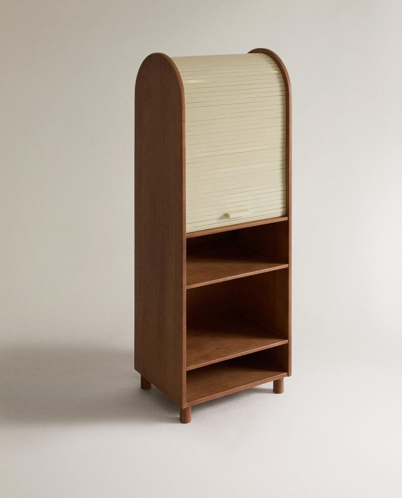 Стеллаж ZARA HOME ДЕТСКИЙ СТЕЛЛАЖ С РОЛЕТОЙ KREMOWY 120 x 42 x 32 cm