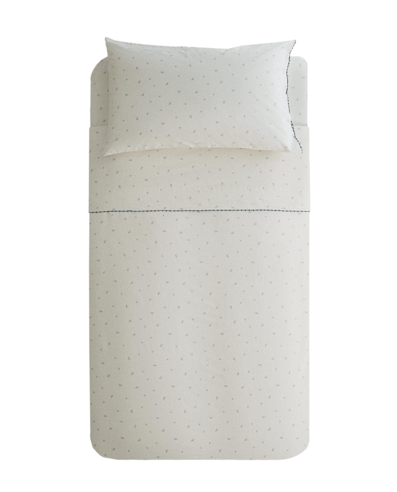 ZARA HOME Детский пододеяльник с листьями и горошек ракурс 6