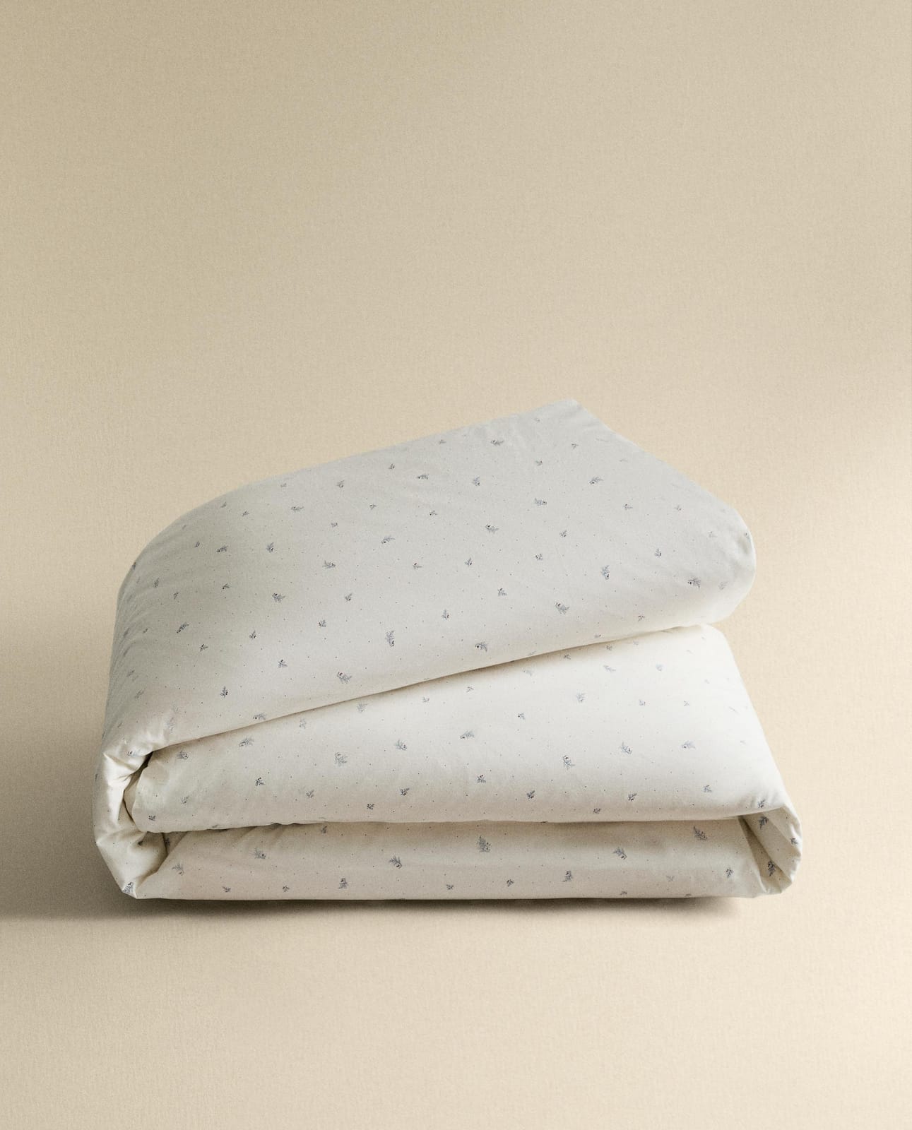 ZARA HOME Детский пододеяльник с листьями и горошек ракурс 2