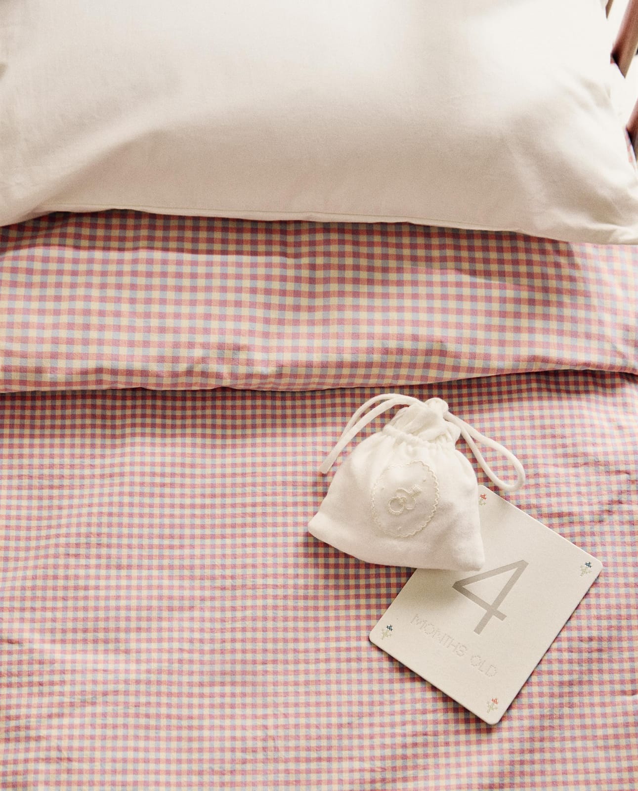 ZARA HOME ДЕТСКАЯ ПОДОДЕЯЛЬНИК ИЗ ХЛОПКА ВИШИ ракурс 8