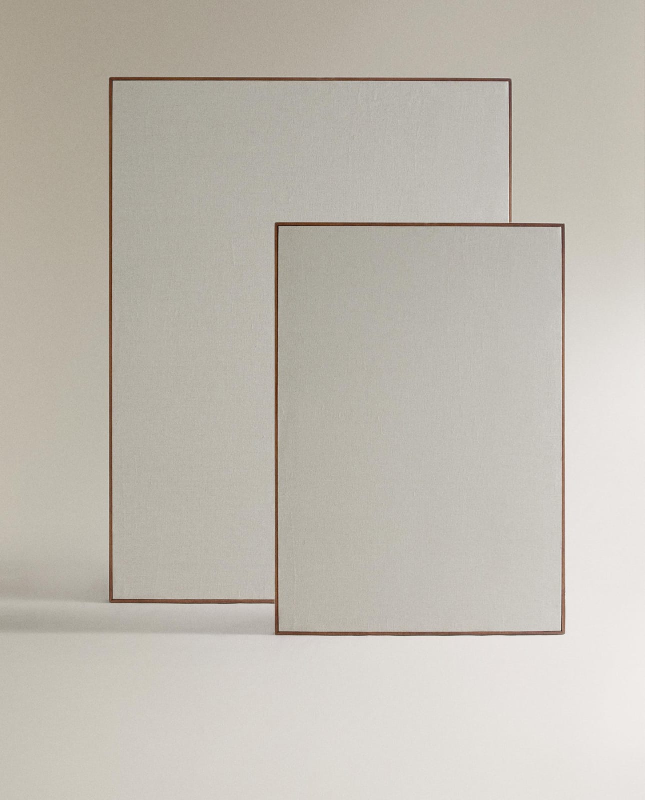 Подставка декоративная ZARA HOME МАГНИТНАЯ ДОСКА ИЗ ЛЬНА JASNOBEŻOWY 102 x 72 x 2.8 cm