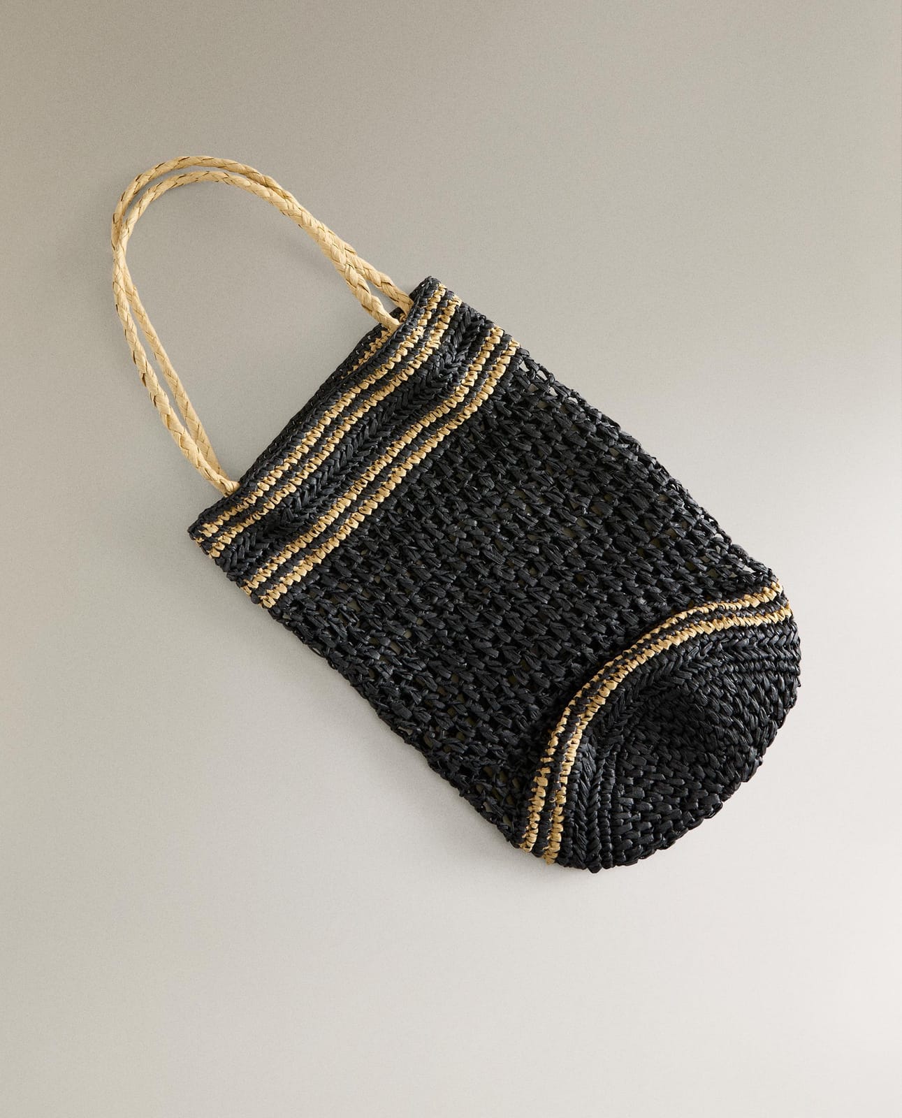 ZARA HOME TORBA SHOPPER БУМАЖНАЯ СУМКА ракурс 6