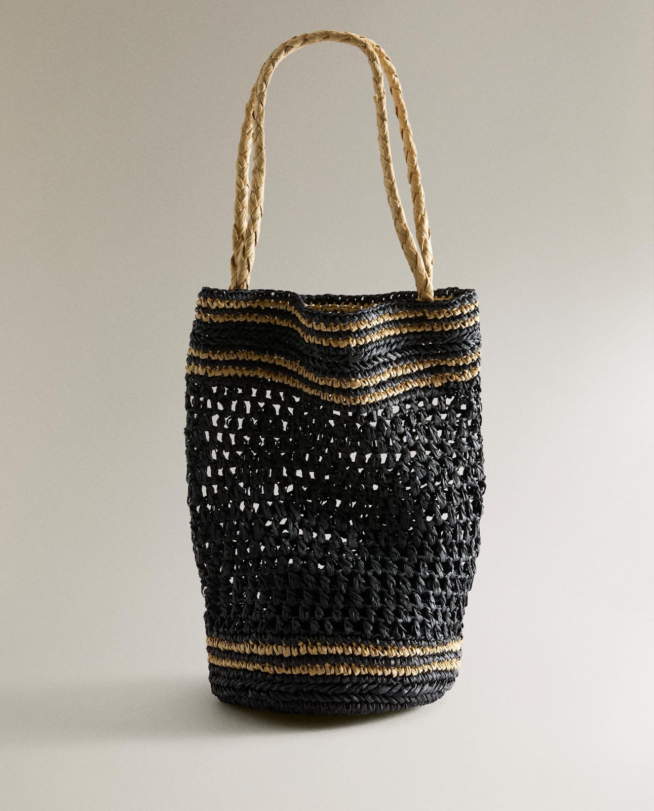 ZARA HOME TORBA SHOPPER БУМАЖНАЯ СУМКА ракурс 7