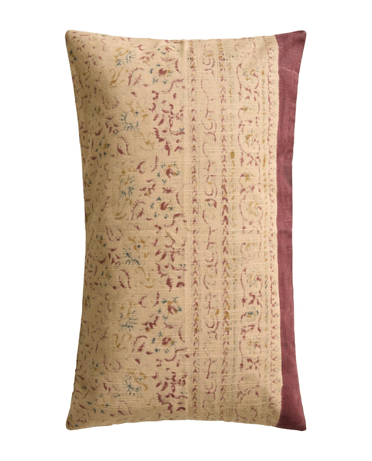 ZARA HOME НАВОЛОЧКА НА ПОДУШКУ С ПРИНТОМ BLOCK PRINT ракурс 3