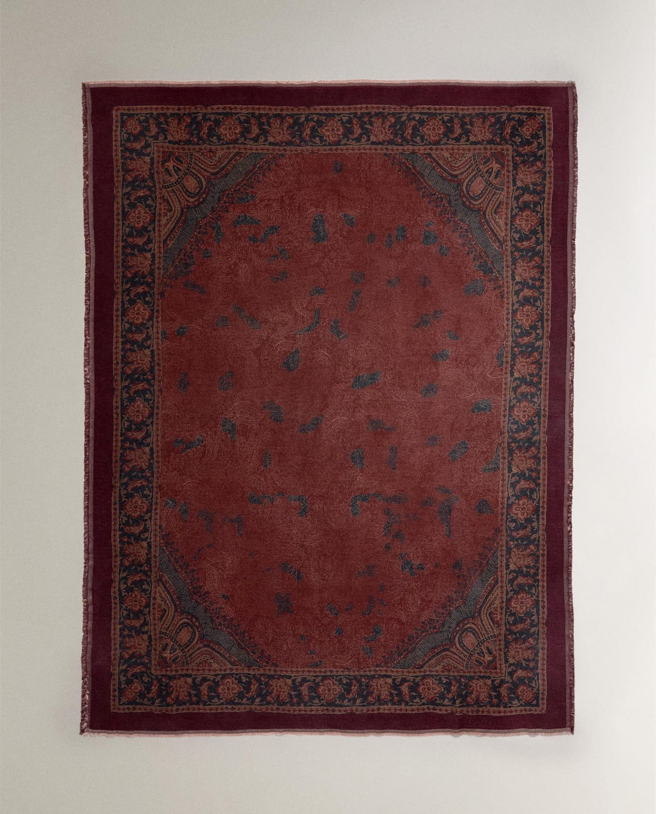 Плед ZARA HOME ЖАККАРДОВЫЙ ПЛЕД ПЕЙСЛИ CEGLASTY 140 x 190 cm