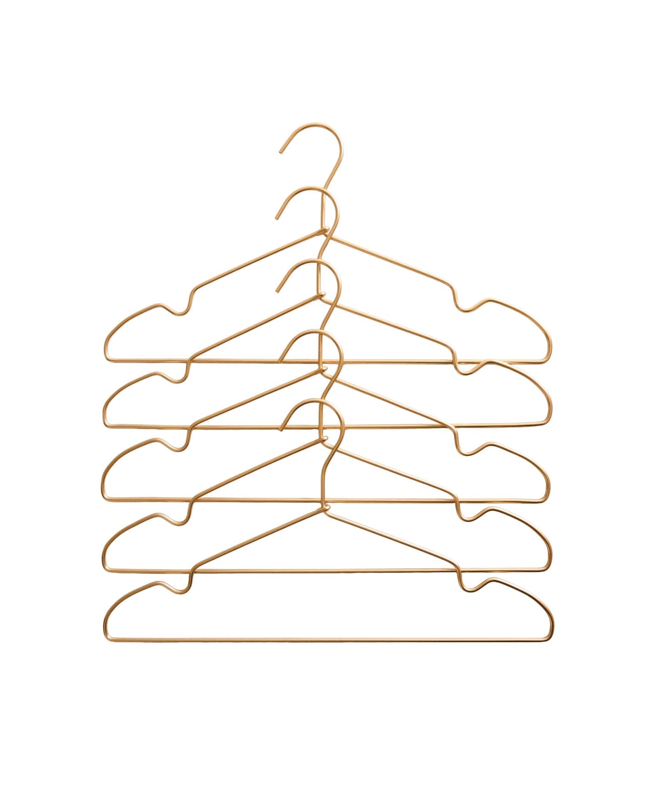 ZARA HOME МЕТАЛЛИЧЕСКАЯ ВЕШАЛКА (КОМПЛЕКТ 5 ШТ.) ракурс 3