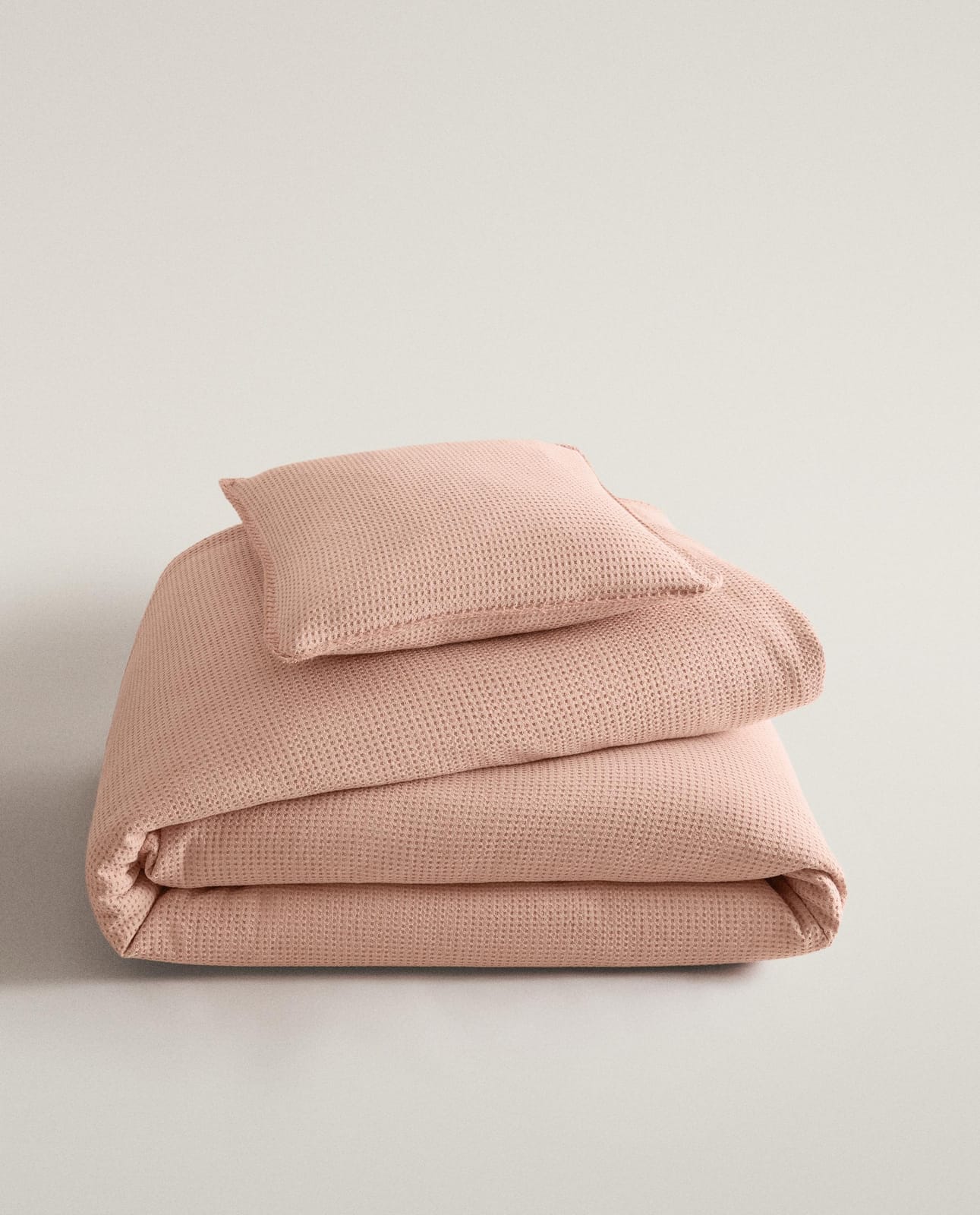 Покрывало ZARA HOME ДЕТСКОЕ ПОКРЫВАЛО ВАФЕЛЬНОЕ RÓŻOWY 180 x 250 cm