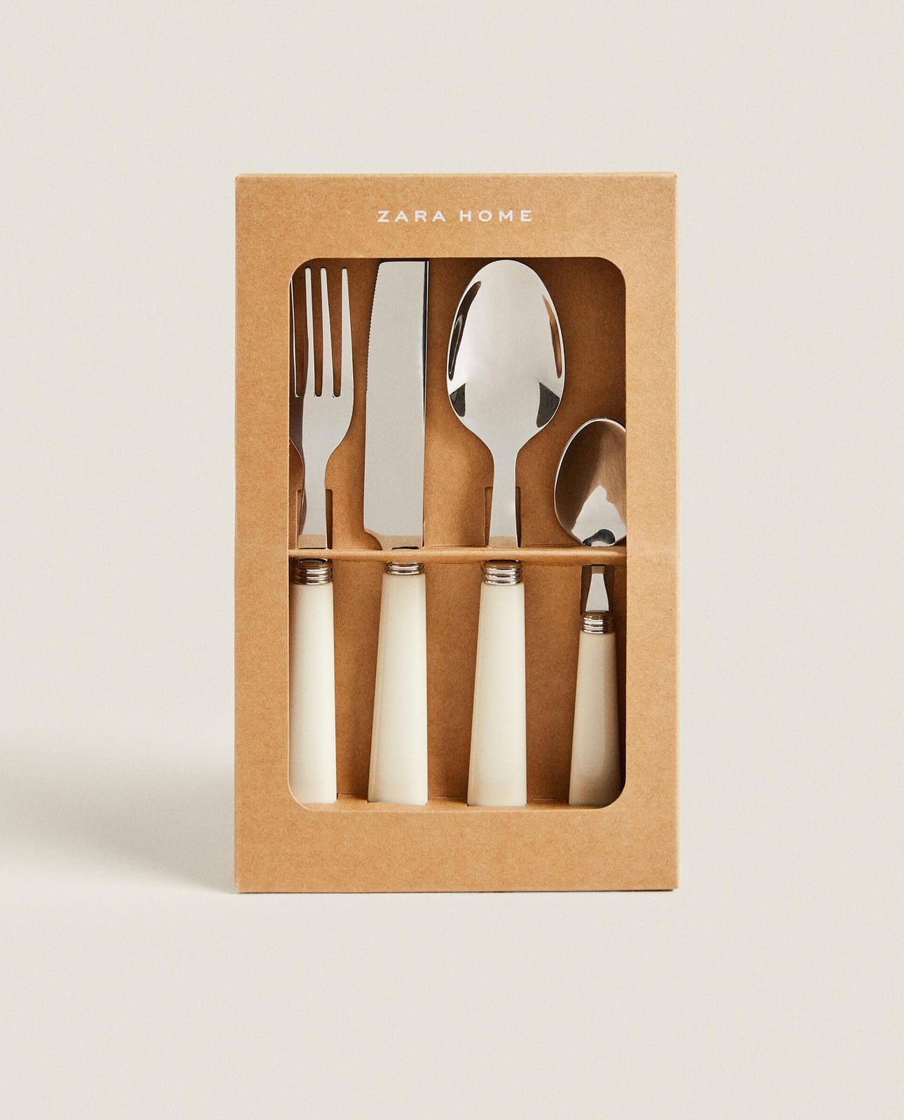 ZARA HOME КОМПЛЕКТ СТОЛОВЫХ ПРИБОРОВ С ЦВЕТНЫМИ РУЧКАМИ (НАБОР ИЗ 4 ПРЕДМЕТОВ) ракурс 8