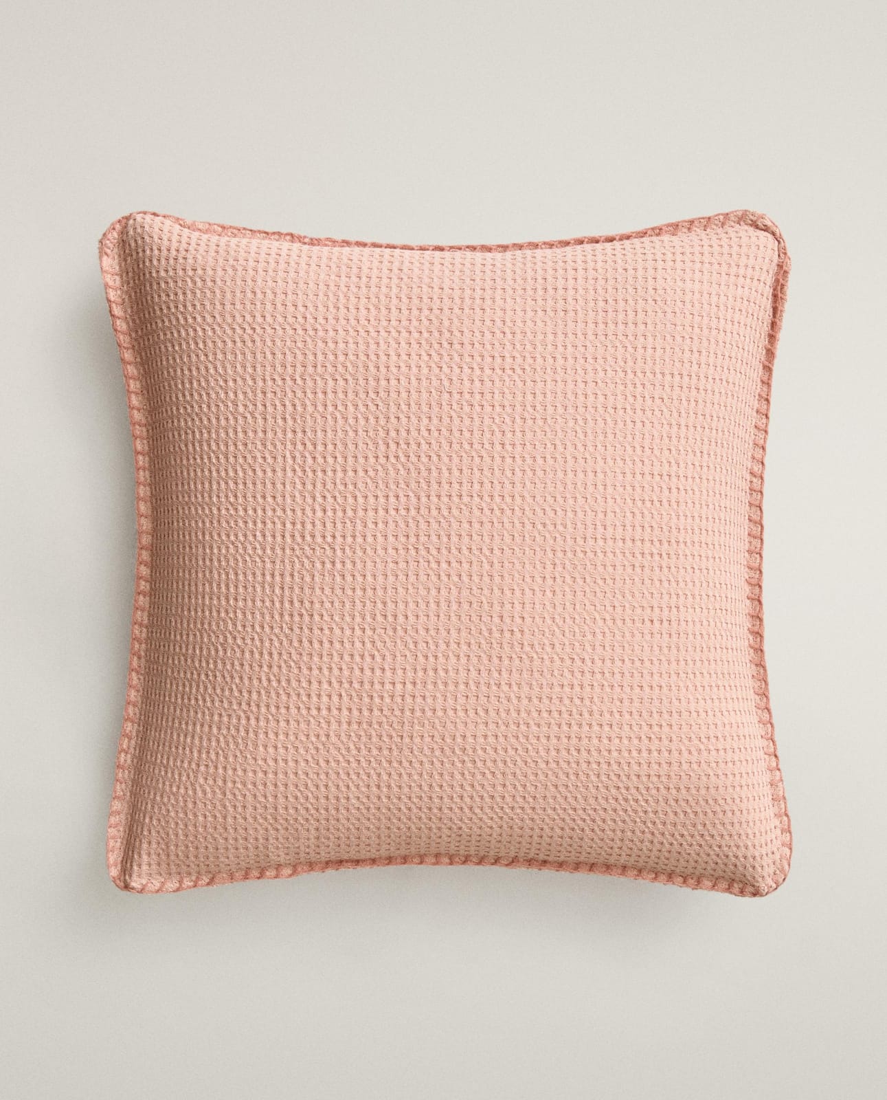 Наволочка декоративная ZARA HOME ДЕТСКАЯ НАВОЛОЧКА НА ПОДУШКУ С ВАФЕЛЬНОЙ СТРУКТУРОЙ RÓŻOWY 40 x 40 cm