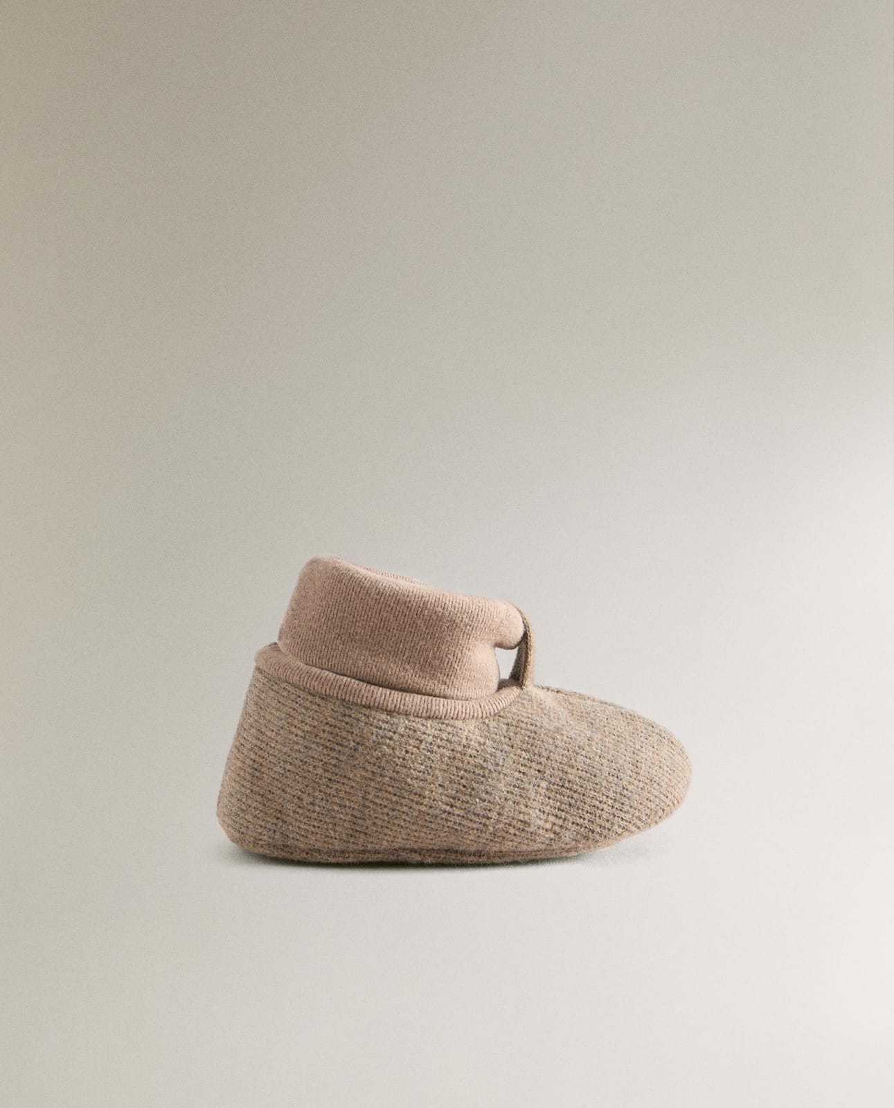 Тапочки ZARA HOME ВЯЗАНЫЕ ПИНЕТКИ BRĄZOWY 15/16