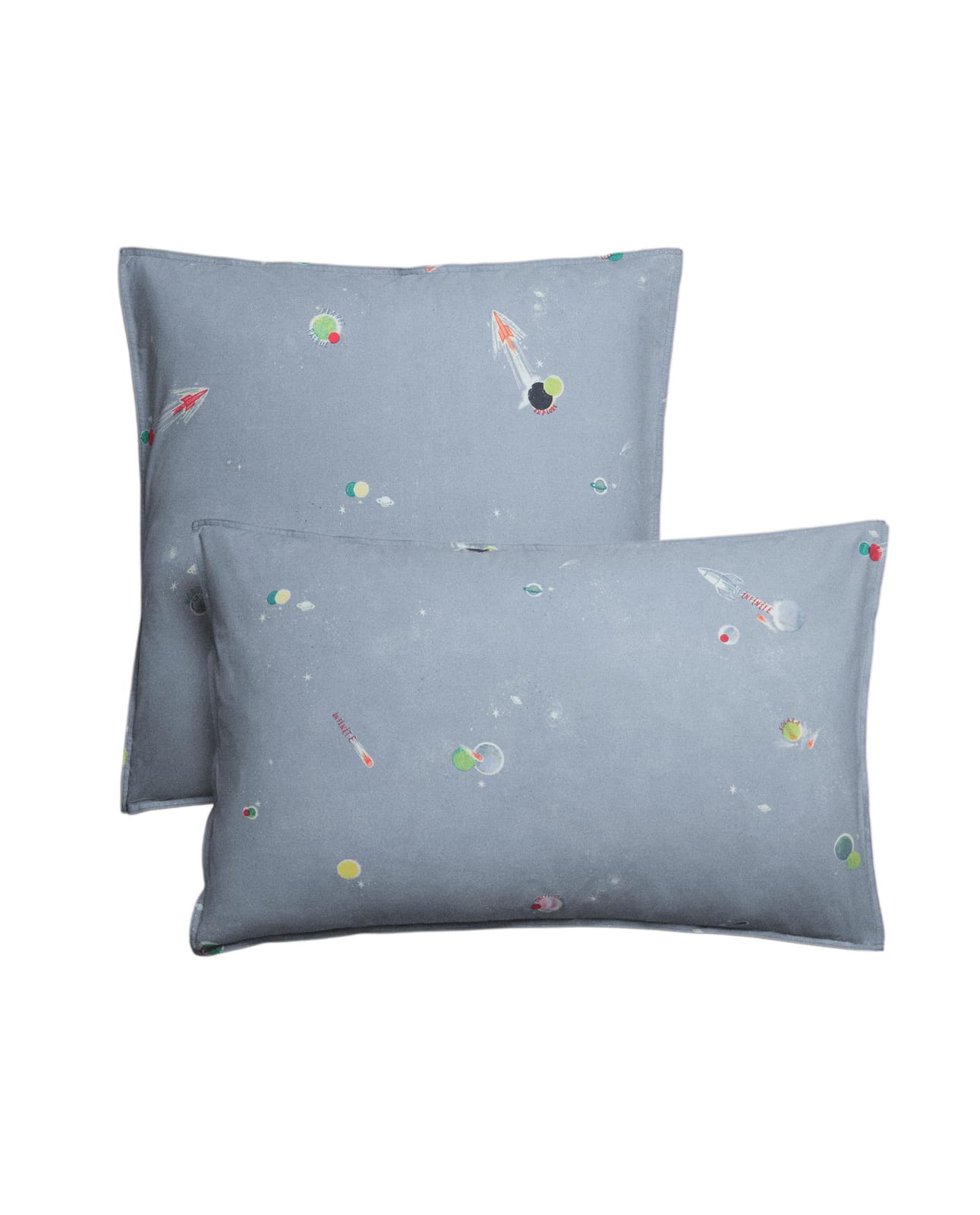 ZARA HOME ДЕТСКАЯ НАВОЛОЧКА НА ПОДУШКУ С МОТИВАМИ КОСМОСА ракурс 8