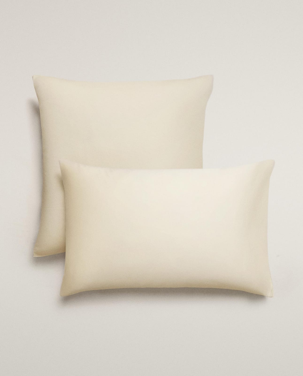 Наволочка ZARA HOME сатиновая наволочка на подушку с эффектом стирки (300 нитей) WANILIOWY 50 x 75 см