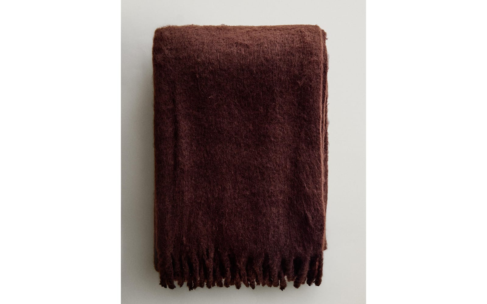 ZARA HOME ПЛЕД С ЭФФЕКТОМ МОХЕРА ракурс 2