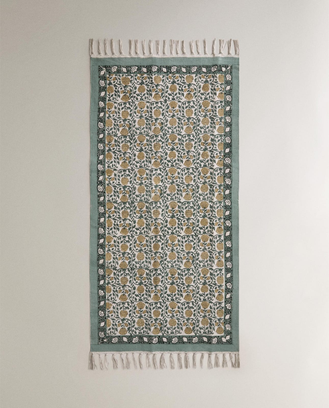 ZARA HOME ДВУСТОРОННИЙ ХЛОПКОВЫЙ КОВЕР ракурс 2