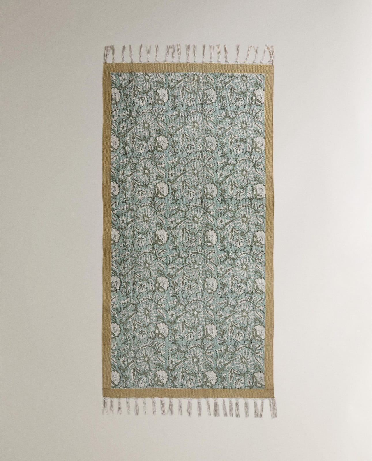 ZARA HOME ДВУСТОРОННИЙ ХЛОПКОВЫЙ КОВЕР ракурс 5