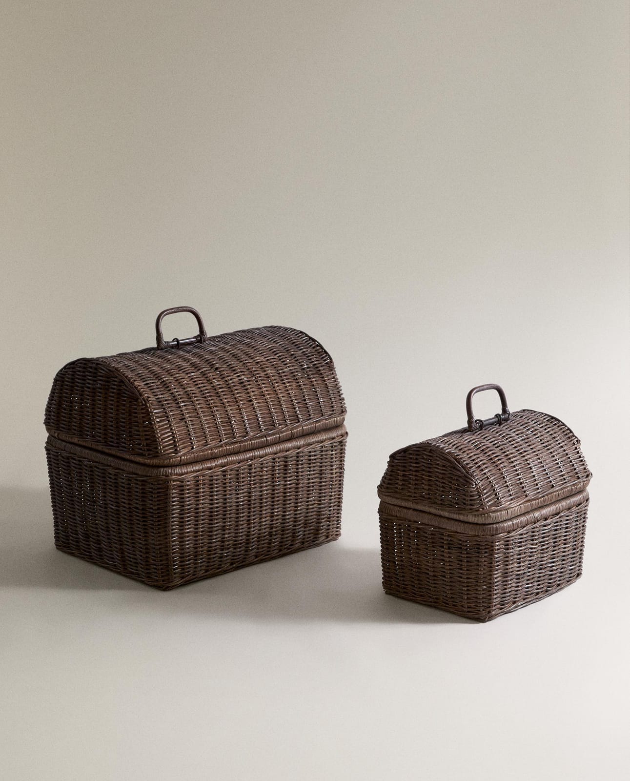 Корзина для хранения ZARA HOME КОРЗИНА-СУНДУК BRĄZOWY 30 x 35 x 27 cm
