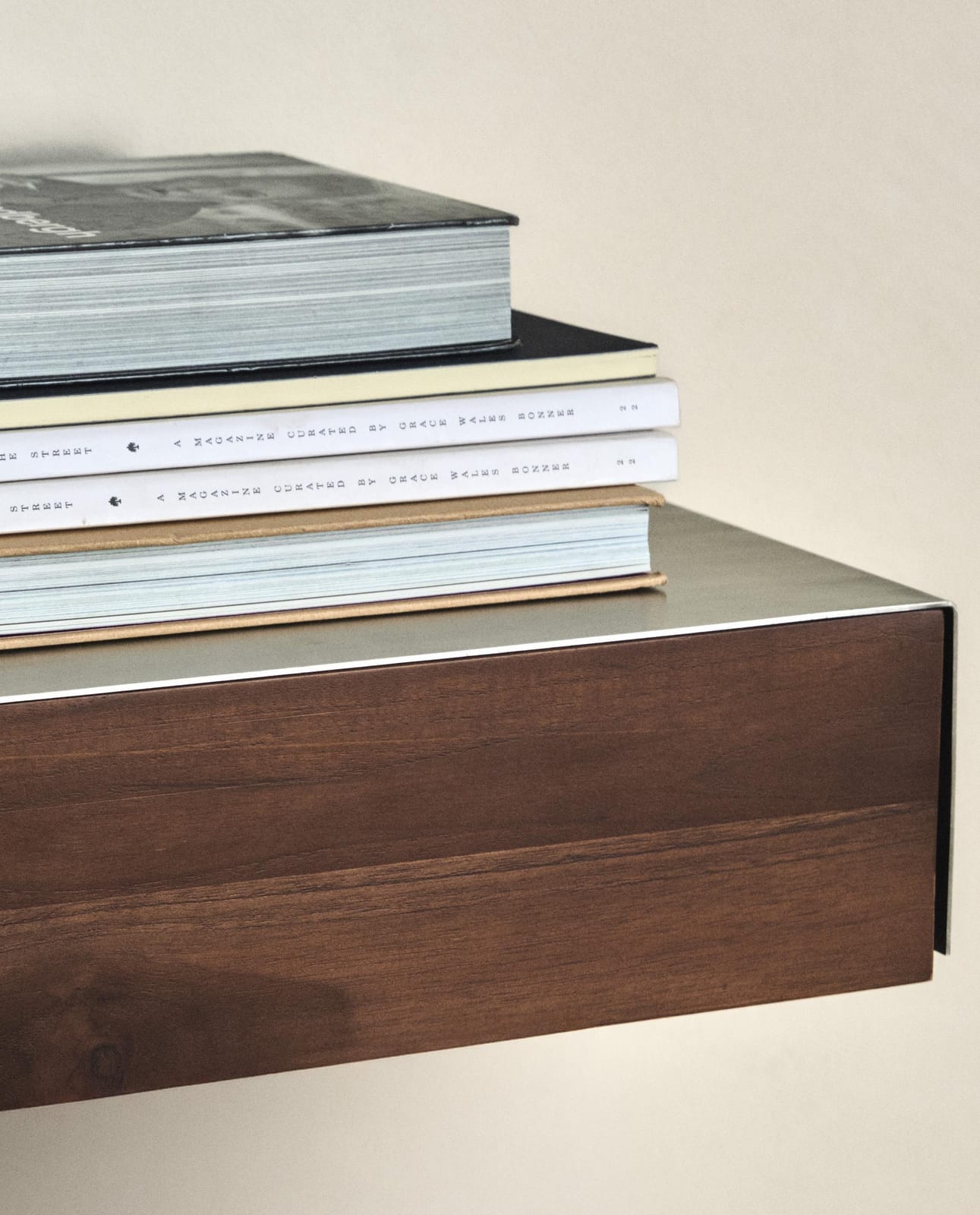 ZARA HOME КОФЕЙНЫЙ СТОЛИК ИЗ СТАЛИ И ДЕРЕВА ракурс 7