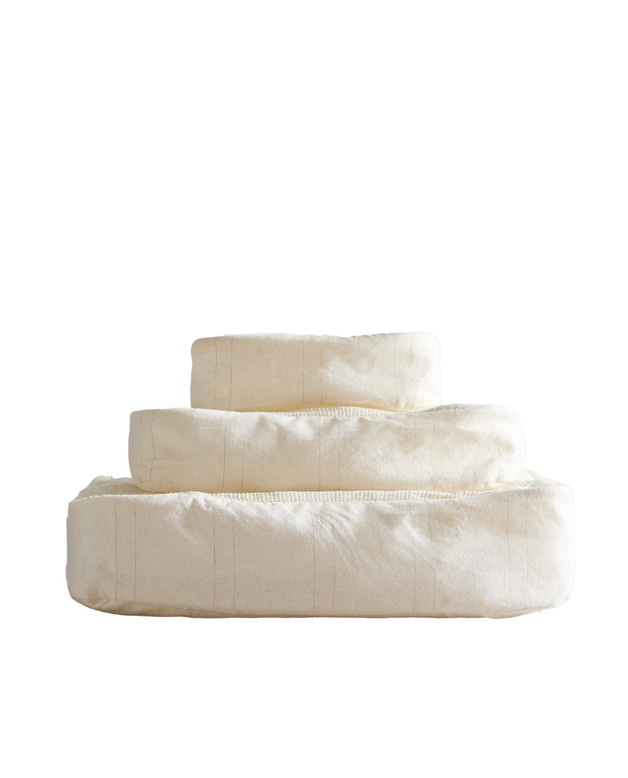 ZARA HOME ТКАНЕВЫЙ ОРГАНАЙЗЕР ИЗ ЛЬНА И ХЛОПКА (НАБОР ИЗ 3 ШТ.) ракурс 2